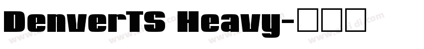 DenverTS Heavy字体转换 DenverTS Heavy字体转换